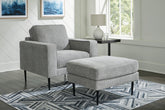 Best Deals Furniture - Ashley Furniture - Hazela Chair and Ottoman - Chair and Ottoman - 41102U1